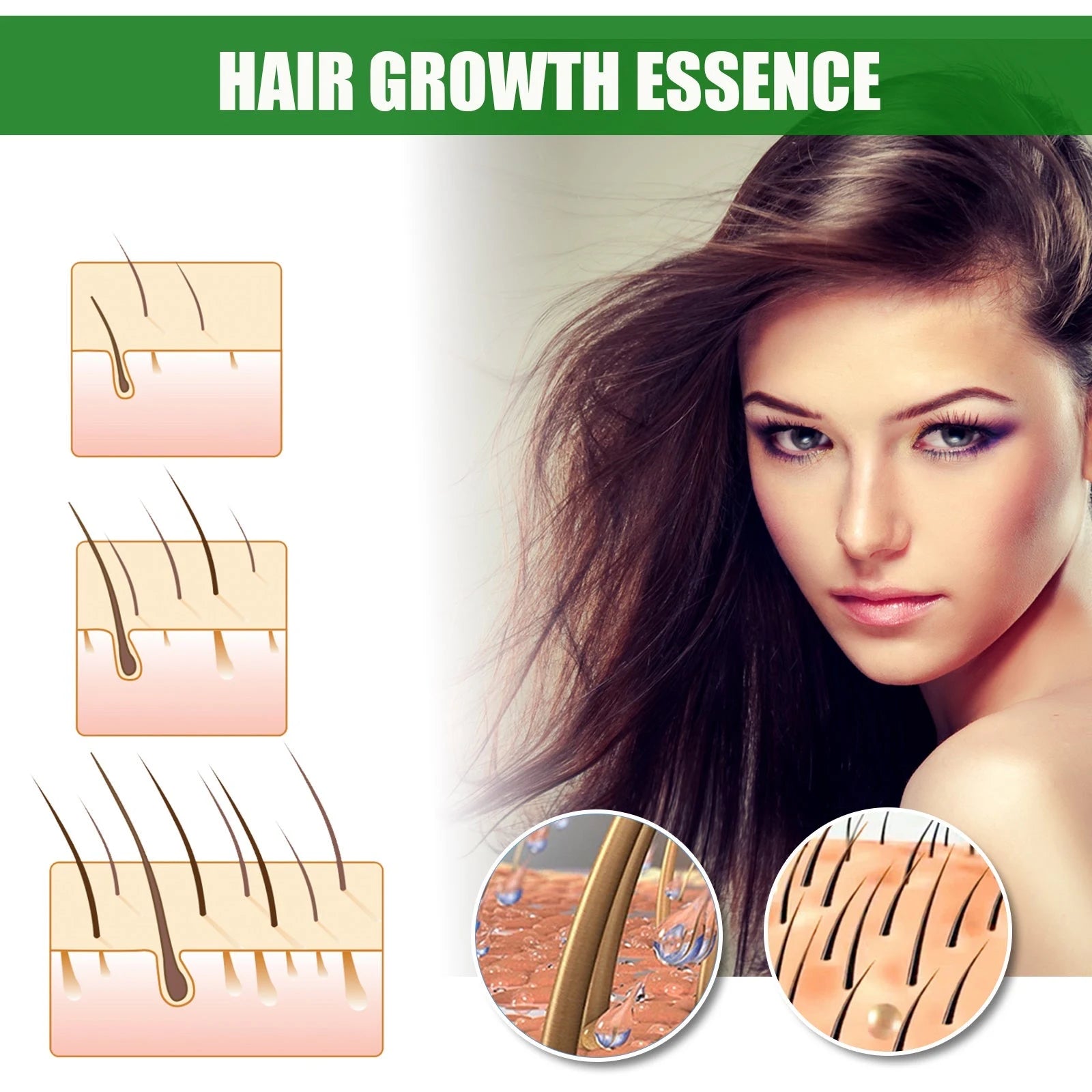 Ginger Hair Growth Spray for Thinning Hair Care