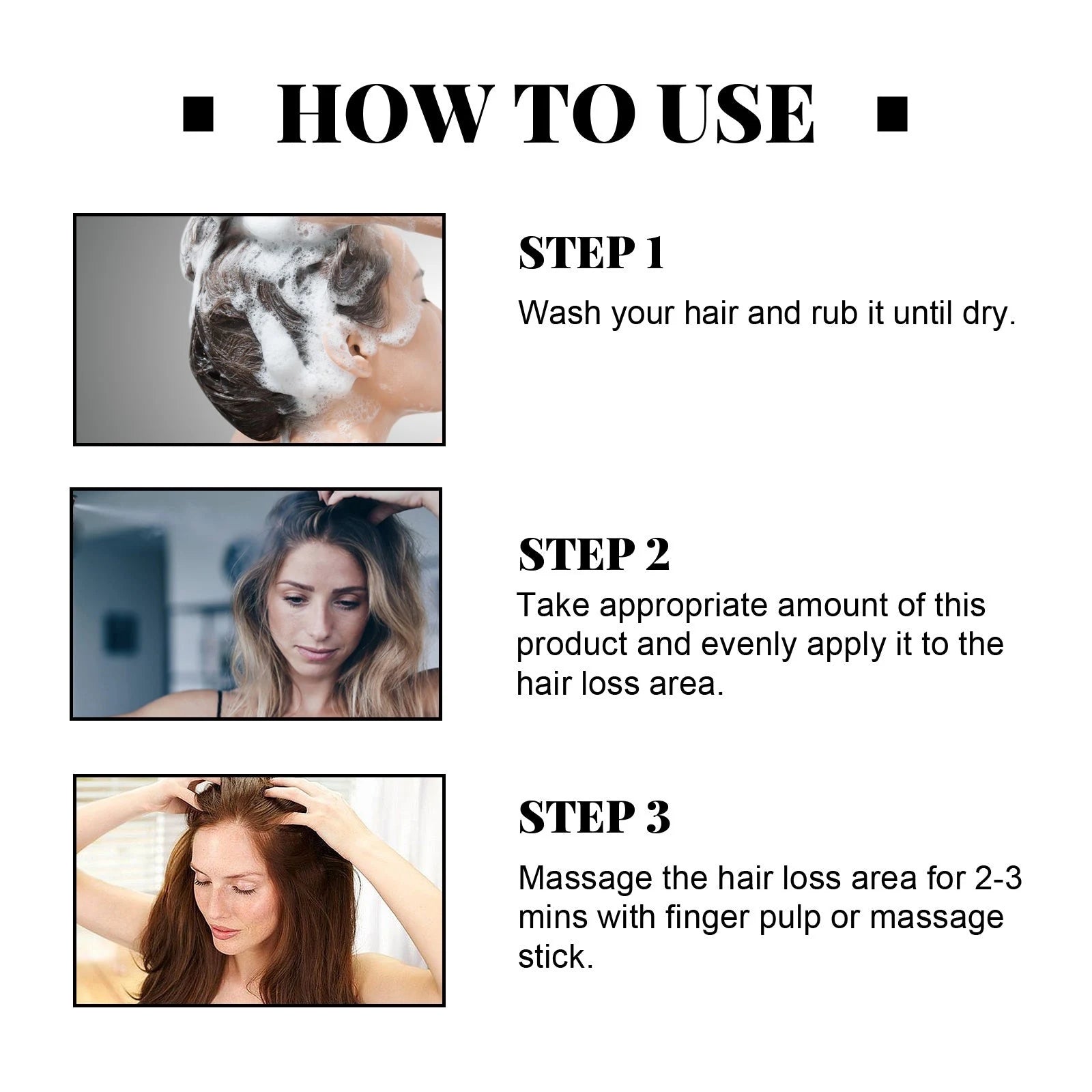 Ginger Hair Growth Spray for Thinning Hair Care