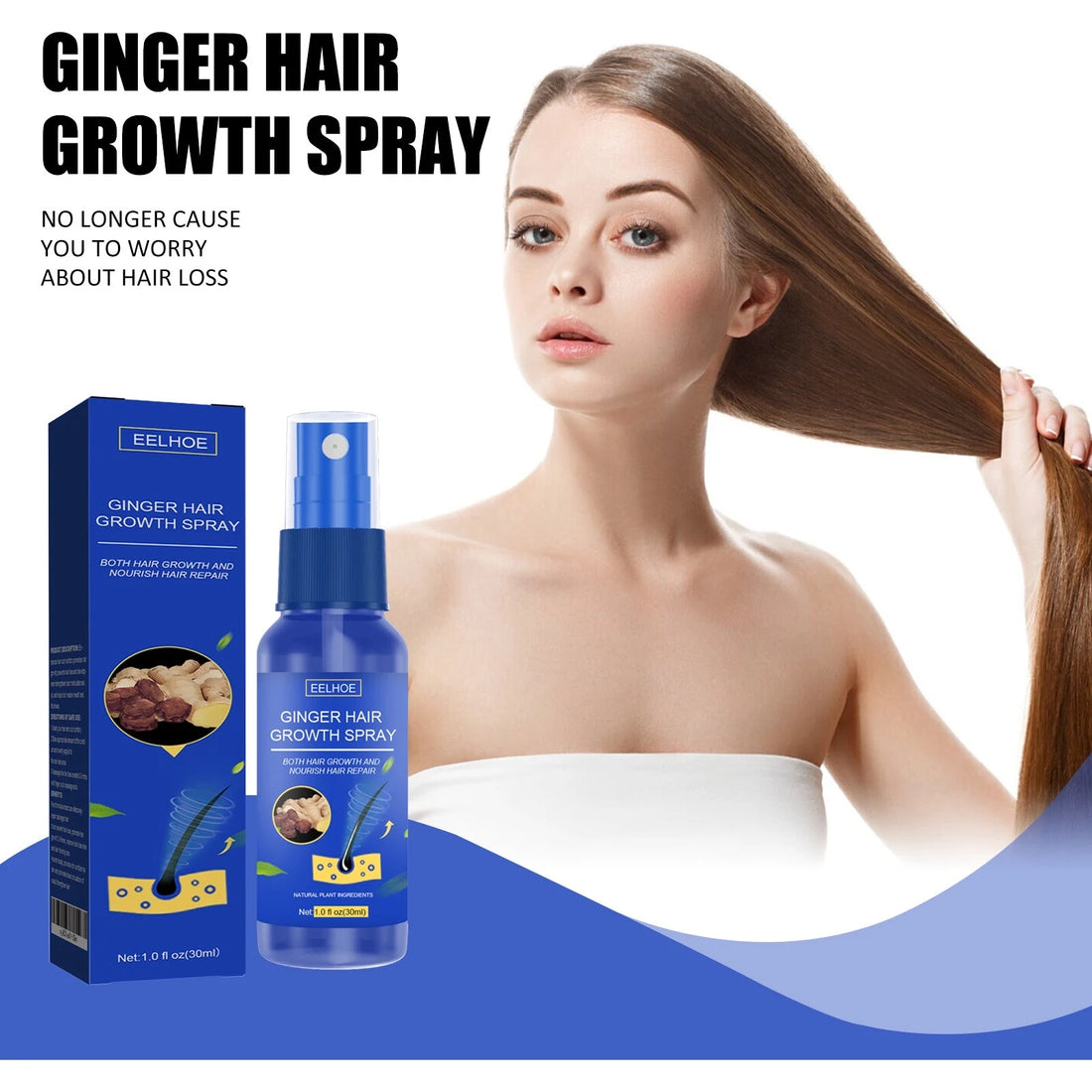 Ginger Hair Moisturizing Spray