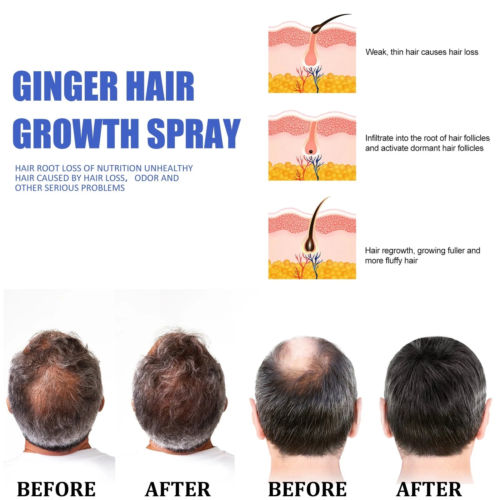 Ginger Hair Moisturizing Spray