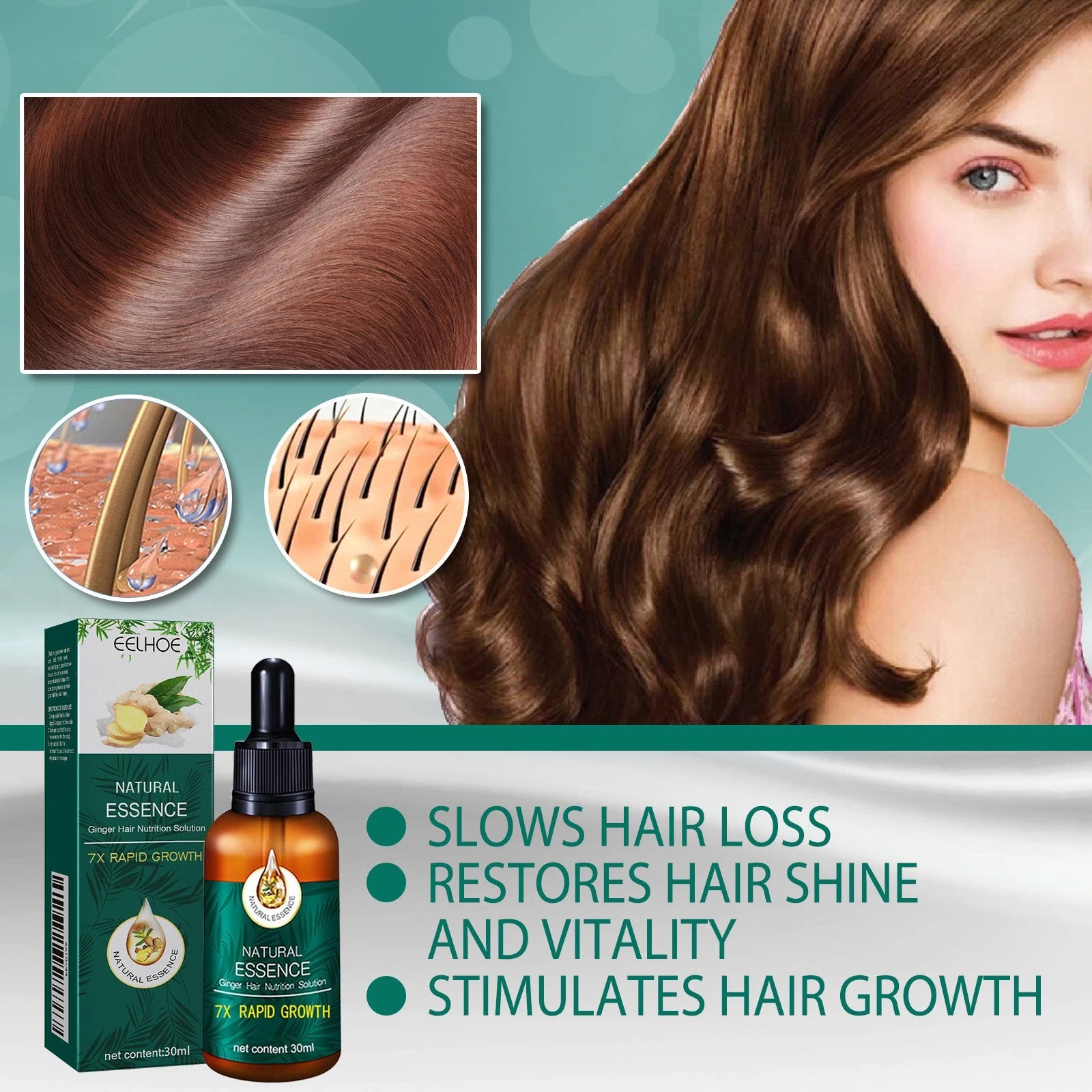 Ginger Scalp Serum for Dry Scalp