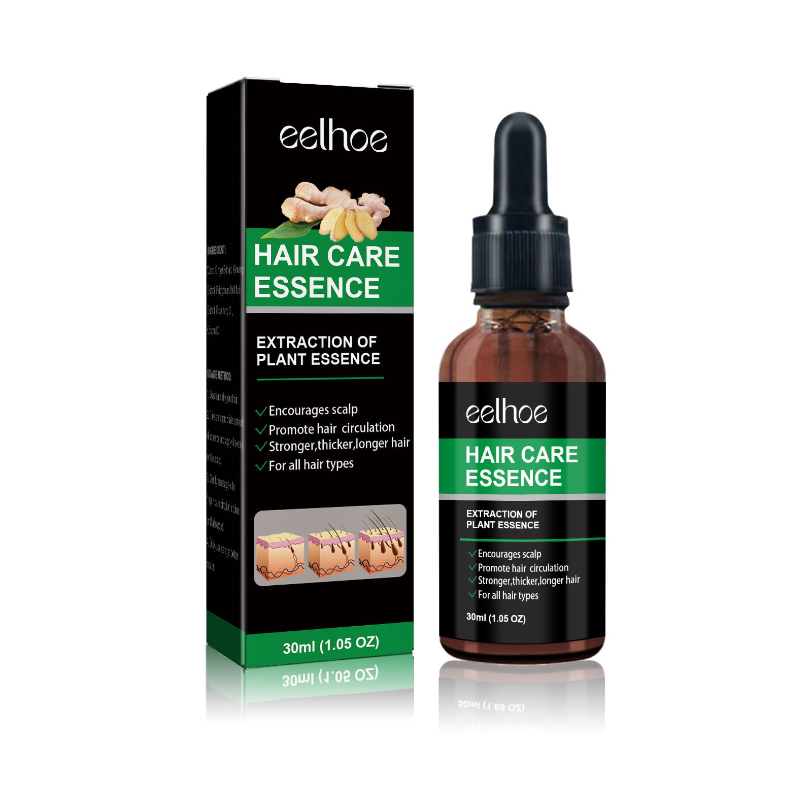 Lightweight Ginger Hair Serum for Thinning Hair