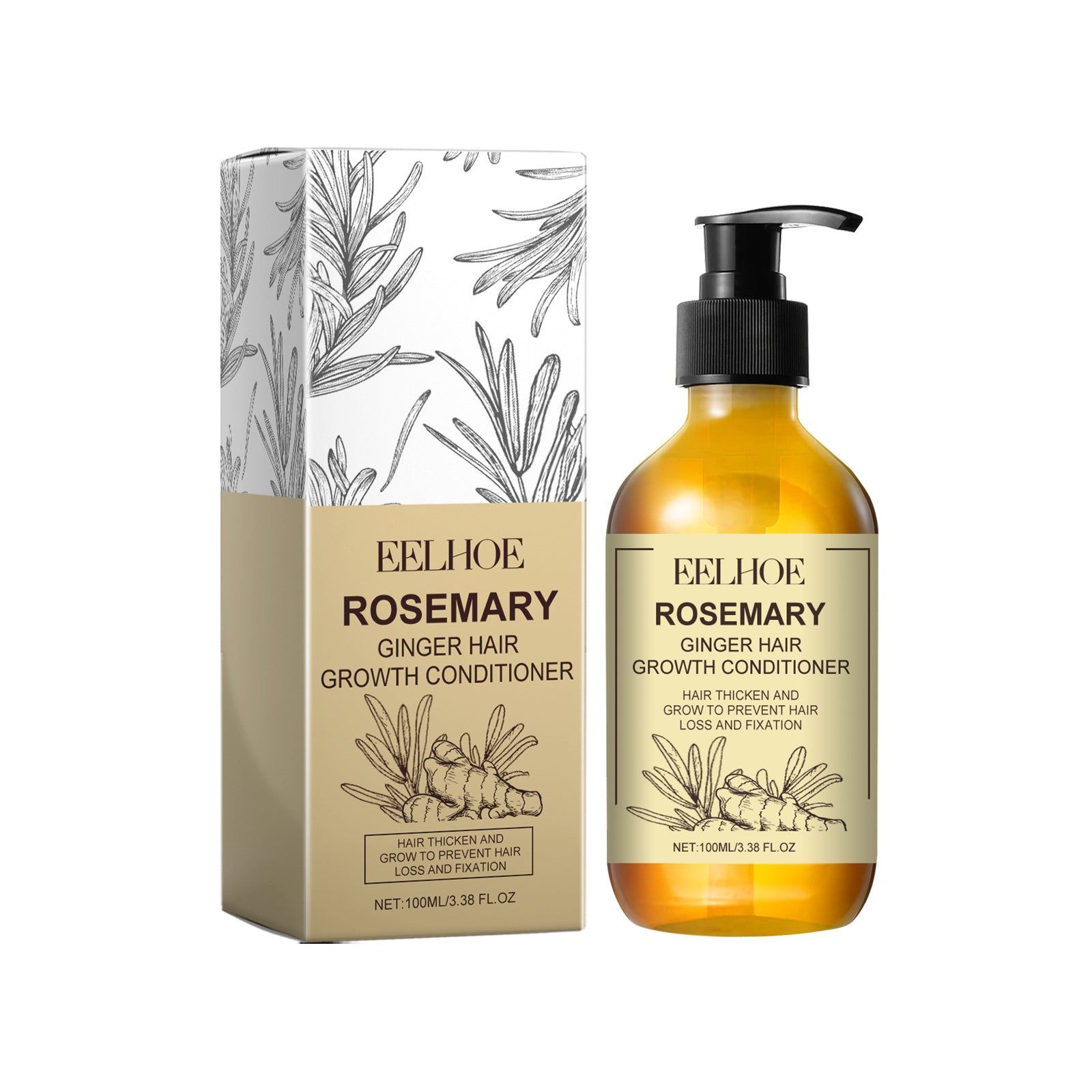Rosemary Ginger Deep Conditioner for Dry Damaged Hair