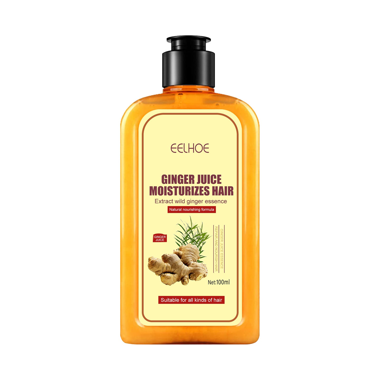 Ginger Hair Growth Shampoo for Thinning Hair